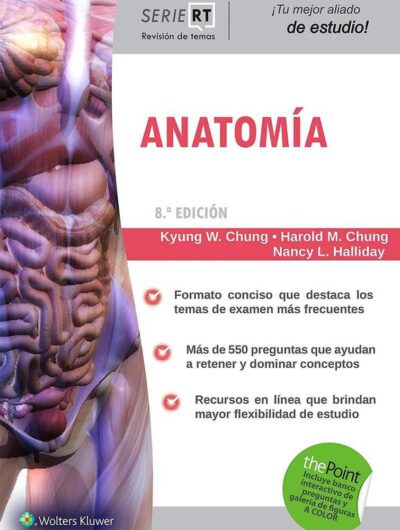 Libro Anatomía 8°Edición. Temas Clave ISBN 9788416353477 Idioma Español Editorial Lippincott W & W