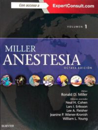 Libro Anestesia 2 Volúmenes. 8° Edición ISBN 9788490229279 Idioma Español Editorial Elsevier