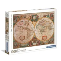 Puzzle 1000 Pcs Old Map - Clementoni - Compra online en medsuq.cl
