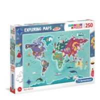 Puzzle 250 Pcs Mapa Mundo Costumbres - Clementoni - Compra online en medsuq.cl