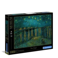 Puzzle 1000 Pcs Van Gogh Noche Estrellada - Clementoni - Compra online en medsuq.cl