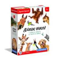 Juego Didactico Memory ¿Dónde Viven?  - Clementoni - Compra online en medsuq.cl