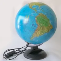 Globo Terráqueo Azul con Luz 30 cms - REPLOGLE - Compra online en medsuq.cl