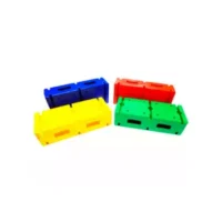 Bases Rectangulares set de 4 Colores Surtidos -  - Compra online en medsuq.cl